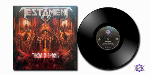 Cover for Testament · Throne of Thorns (12&quot; Black Vinyl Single) (12&quot;) (2025)