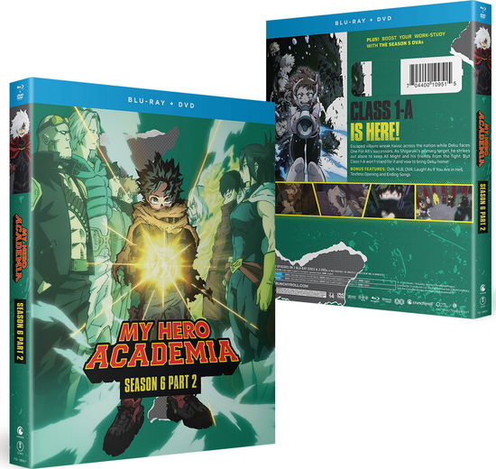 Cover for Blu-ray · My Hero Academia - Season 6 Part 2 - Bd/dvd (Na Only) (Blu-ray) (2024)