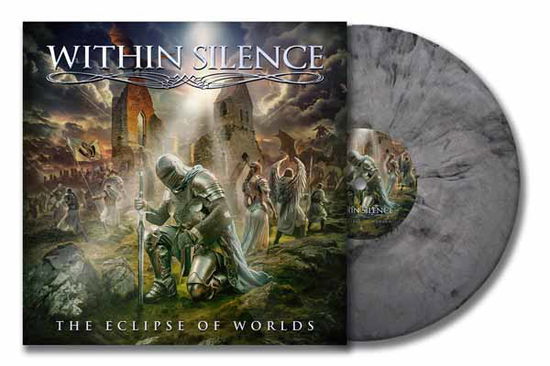 Cover for Within Silence · The Eclipse of Worlds (Silver / Black Vinyl) (LP) (2024)