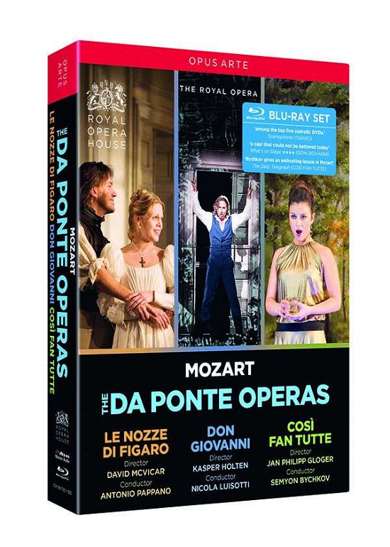 Cover for Royal Opera / Pappano / Bychkov · Wolfgang Amadeus Mozart: Le Nozze Di Figaro / Don Giovanni / Cosi Fan Tutte (Blu-ray) (2018)