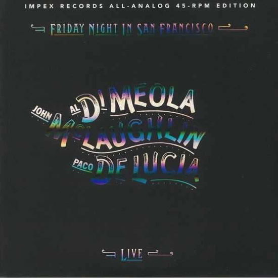 Friday Night In San Francisco - Mclaughlin / Meola / Lucia - Música - IMPEX - 0889854388515 - 22 de novembro de 2019