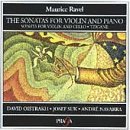 Cover for Maurice Ravel · Violinsonat (CD) (2005)