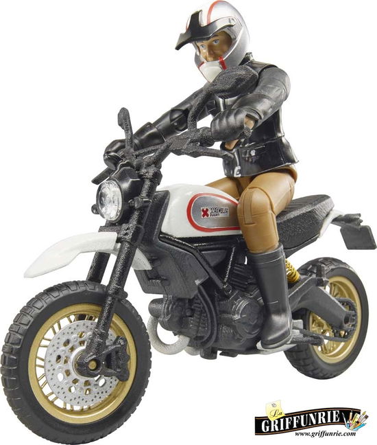 Cover for Bruder · Ducati Scrambler Desert Sled met bestuurder Bruder (63051) (Toys) (2018)