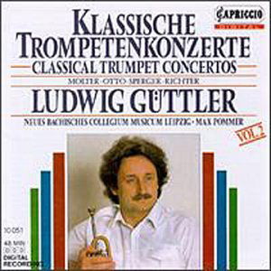 Trompeten Konzerte - Ludwig Guttler - Muzyka - Capriccio - 4006408100515 - 23 lutego 2009