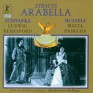 Strauss Arabella. (Georg Schnapka Hanna Ludwig Melitta Muszely Liselotte Hammes Et Al. Orch - Richard Strauss - Music - MONDO MUSICA - 4026727100515 - April 21, 2017