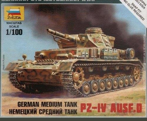Cover for Zvezda · ZVEZDA - 1/100 Pz Iv Ausf.d (Spielzeug)