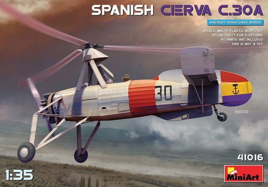Cover for MiniArt · 1/35 Spanish Cierva C.30a (Legetøj)