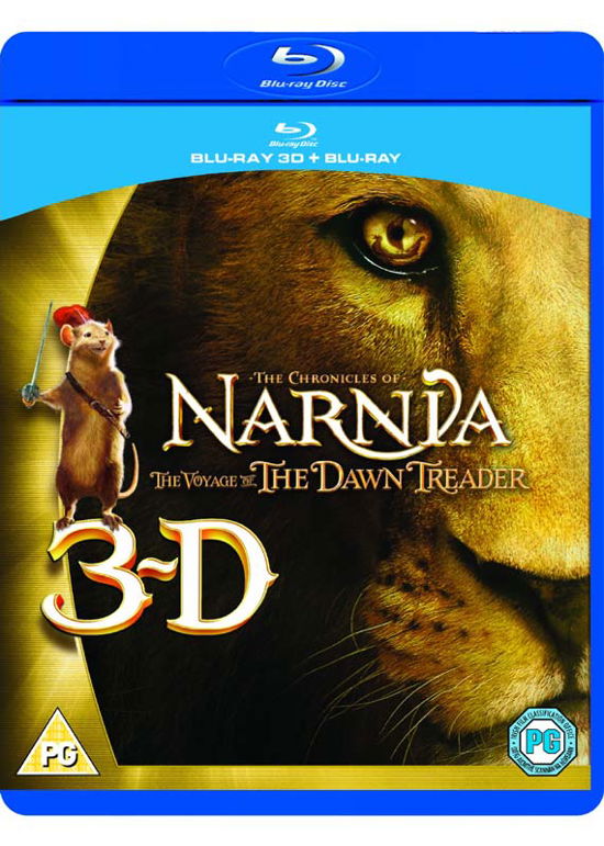 Cover for The Chronicles of Narnia - the · The Chronicles Of Narnia - The Voyage Of The Dawn Treader 3D+2D (Blu-ray) (2012)