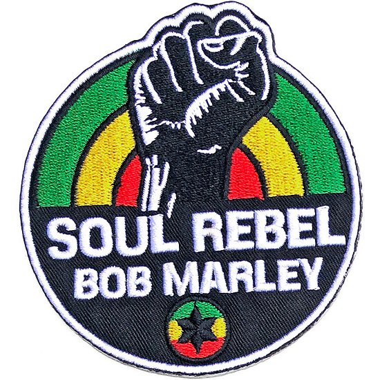 Bob Marley Standard Woven Patch: Soul Rebel - Bob Marley - Koopwaar -  - 5056368633515 - 