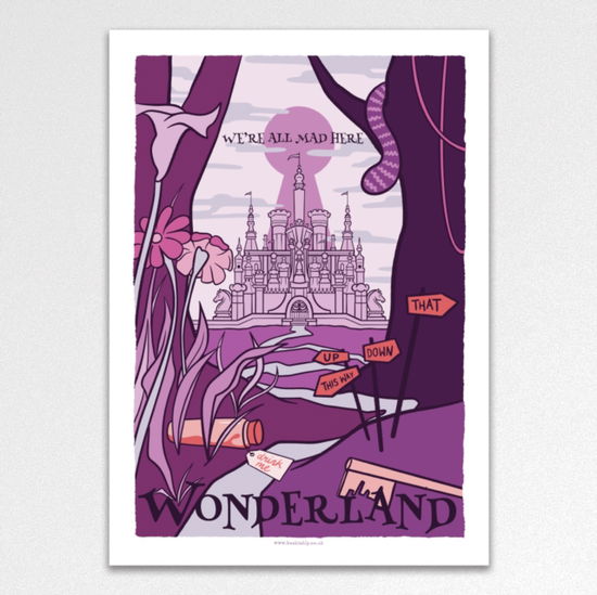 Cover for Wonderland Vintage Travel Poster A3 Art Print (MERCH) (2024)