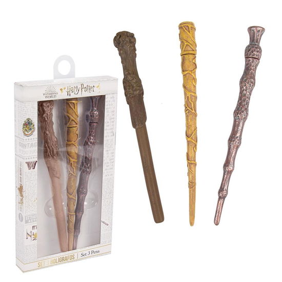 Cover for P.Derive · HARRY POTTER - Letter - Set of 3 Magic Wand ballpo (MERCH)