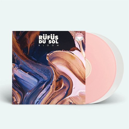 Cover for Rufus Du Sol · Bloom (Limited Edition) (Pink / White Half / Half Vinyl) (LP) [Limited edition] (2024)