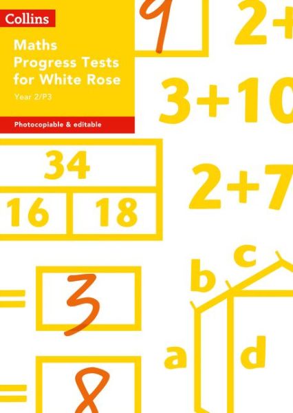 Cover for Cherri Moseley · Year 2/P3 Maths Progress Tests for White Rose - Collins Tests &amp; Assessment (Paperback Book) (2019)