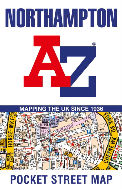 Northampton A-Z Pocket Street Map - A-Z Maps - Livros - HarperCollins Publishers - 9780008560515 - 16 de março de 2023