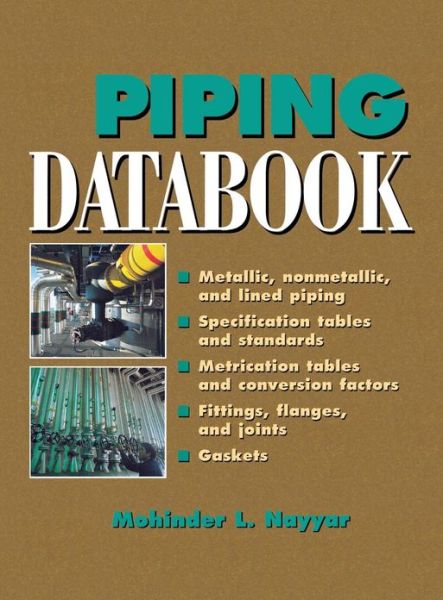 Cover for Mohinder Nayyar · Piping Databook (Hardcover Book) [Ed edition] (2002)