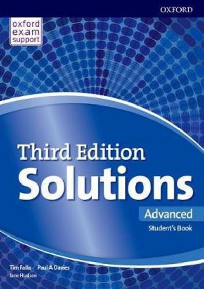 Cover for Oxford Editor · Solutions: Advanced: Student's Book - Solutions (Paperback Book) [3 Revised edition] (2017)