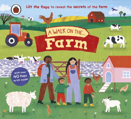 Cover for Ladybird · A Walk on the Farm - A Walk in... (Board book) (2025)