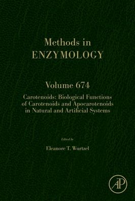 Cover for Carotenoids: Biological Functions of Carotenoids and Apocarotenoids in Natural and Artificial Systems - Methods in Enzymology (Hardcover Book) (2022)
