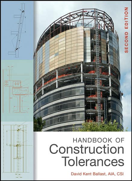 Cover for David Kent Ballast · Handbook of Construction Tolerances (Hardcover Book) (2007)