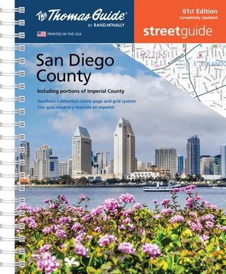 Cover for Rand Mcnally · Thomas Guide: San Diego County Street Guide 61st Edition (Spiralbok) (2022)