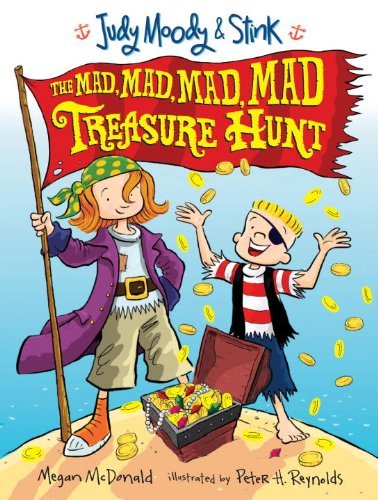 Cover for Megan Mcdonald · Judy Moody and Stink: the Mad, Mad, Mad, Mad Treasure Hunt (Paperback Bog) (2010)