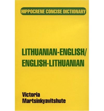 Cover for Victoria Martsinkyavitshute · Lithuanian-English / English-Lithuanian Concise Dictionary (Pocketbok) (1993)