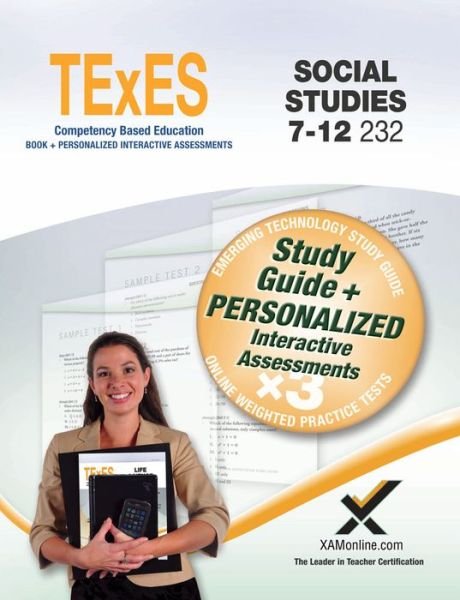 Cover for Sharon Wynne · Texes Social Studies 7-12 232 Book + Online (Paperback Book) (2015)