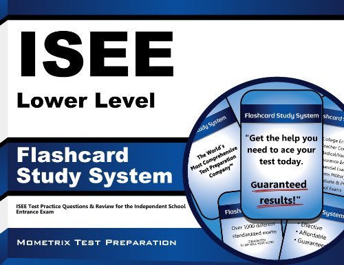 Cover for Isee Exam Secrets Test Prep Team · Isee Lower Level Flashcard Study System: Isee Test Practice Questions &amp; Review for the Independent School Entrance Exam (Cards) (Paperback Book) [Crds edition] (2023)