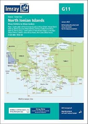Imray Chart G11: North Ionian Islands - G Charts - Imray - Livros - Imray, Laurie, Norie & Wilson Ltd - 9781786793515 - 7 de janeiro de 2022