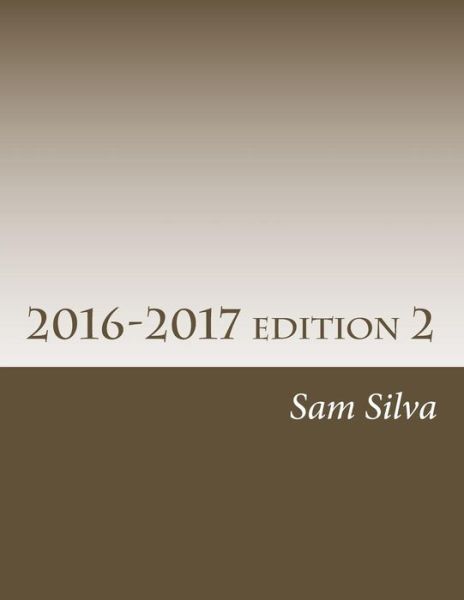 Cover for Sam Silva · 2016-2017 Edition 2 (Paperback Book) (2017)