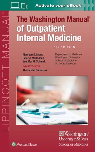 Cover for Maureen Lyons · The Washington Manual of Outpatient Internal Medicine (Paperback Book) (2022)