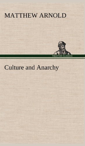 Cover for Matthew Arnold · Culture and Anarchy (Gebundenes Buch) (2012)
