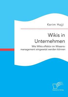 Cover for Hajji · Wikis in Unternehmen: Wie Wikis e (Book) (2016)