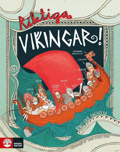 Cover for Bengt-Erik Engholm · Riktiga vikingar! (ePUB) (2017)