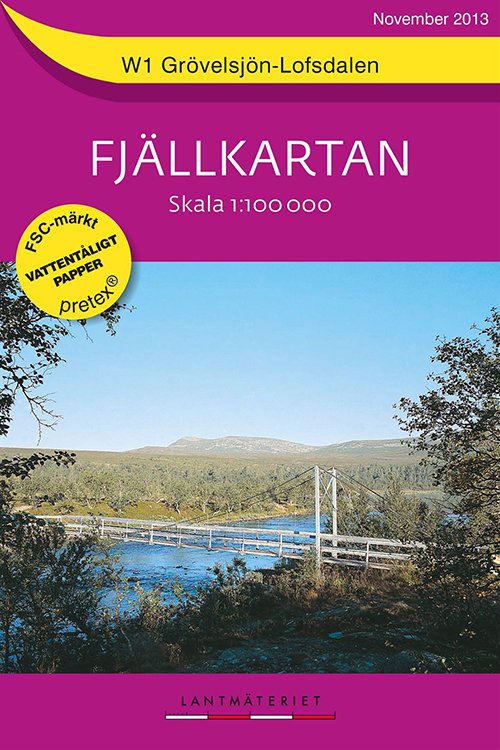 Cover for Lantmäteriet · Fjällkartan W: Grövelsjön - Lofsdalen (Gebundenes Buch) (2013)