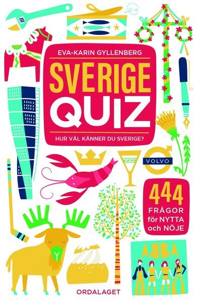 Cover for Eva-Karin Gyllenberg · Sverigequiz : hur väl känner du Sverige? (Book) (2020)