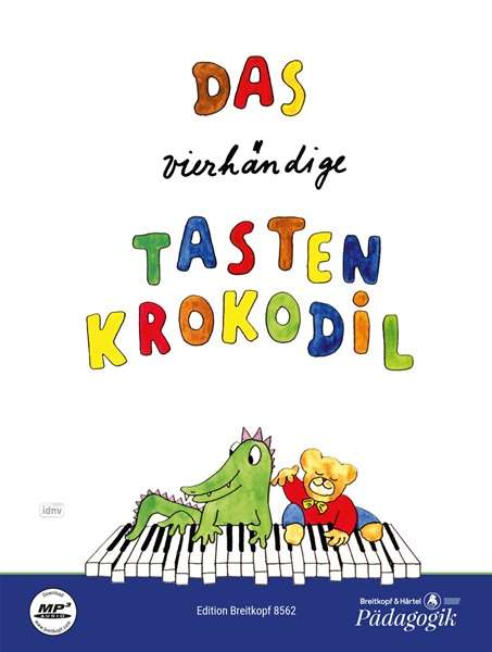 Cover for Vierhändige Tastenkrokodil (Buch) (2018)