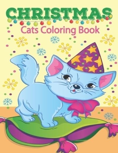 Cover for Blue Blend · Christmas Cats Coloring Book (Paperback Bog) (2020)