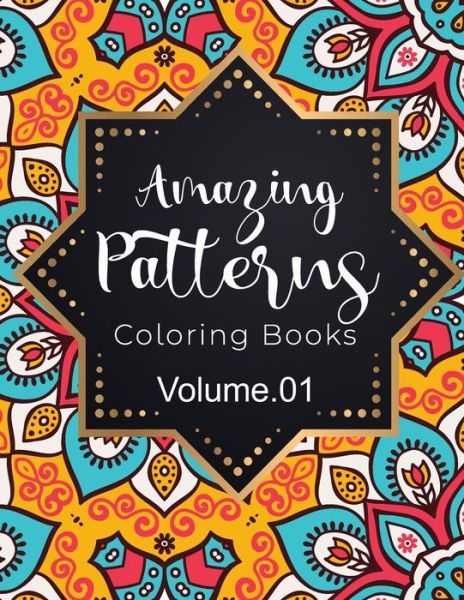 Cover for Maru Simple · Amazing Patterns Coloring Book (Volume 1) (Paperback Book) (2020)