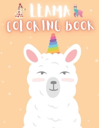 Cover for To The Point · Llama Coloring Book (Paperback Bog) (2020)