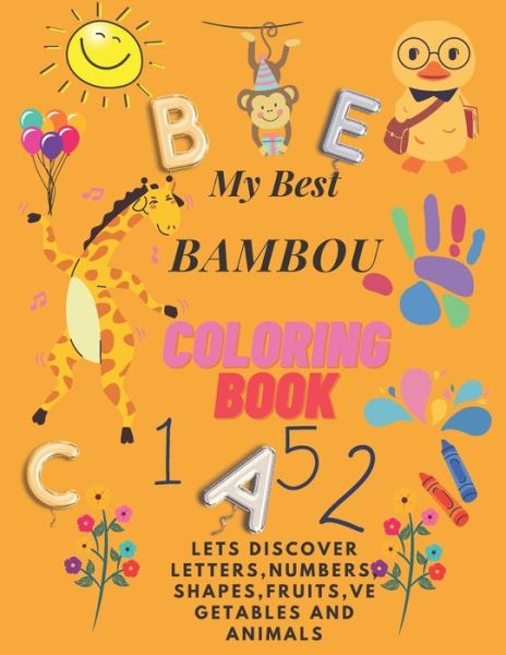 Cover for Sagha Frau · My Best BAMBOU Coloring Book (Paperback Book) (2021)