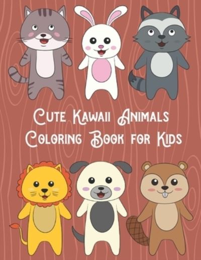 Cute Kawaii Animals Coloring Book for Kids - Elizabeth Williams - Książki - Amazon Digital Services LLC - Kdp Print  - 9798715847515 - 2 marca 2021