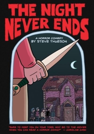 Cover for Steve Thueson · The Night Never Ends (Paperback Book) (2024)