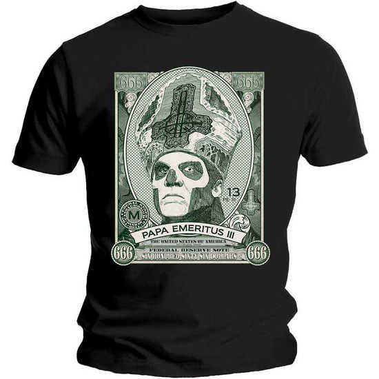 Cover for Ghost · Ghost Unisex T-Shirt: Papa Cash (T-shirt)