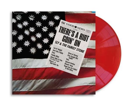 Cover for Sly &amp; the Family Stone · Theres A Riot Goin On (LP) [Gatefold Lp Jacket, Colored Vinyl, Red, 150 Gram Vinyl, Annivers edition] (2021)