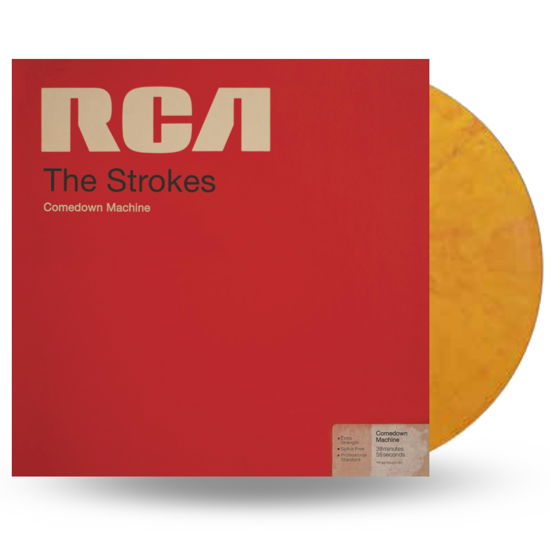 Cover for The Strokes · Comedown Machine (LP) [Limited Yellow &amp; Red Marbled Vinyl edition] (2023)