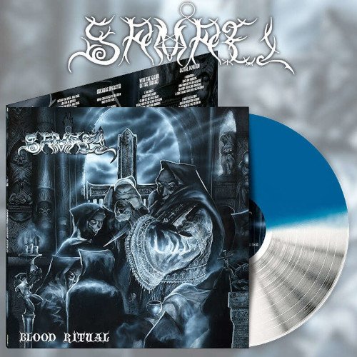 Blood Ritual (Blue / White Vinyl LP) - Samael - Musikk - Osmose Production - 0200000109516 - 24. februar 2023