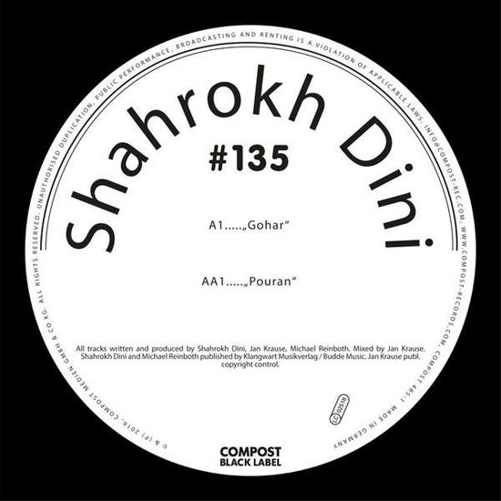 Compost Black Label 135 - Shahrokh Dini - Musik - COMPOST BLACK LABEL - 0673794248516 - 22. juli 2016