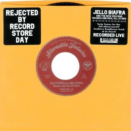 Cover for Biafra,jello / New Orleans Raunch / Soul All-stars · Fannie Mae / Just a Little Bit (7&quot;) (2015)