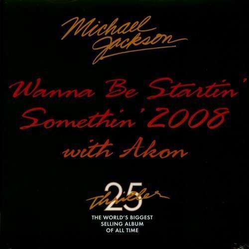 Cover for Michael Jackson · Wanna Be Startin' Somethin' 2008 &amp; Akon (12&quot;) (2008)